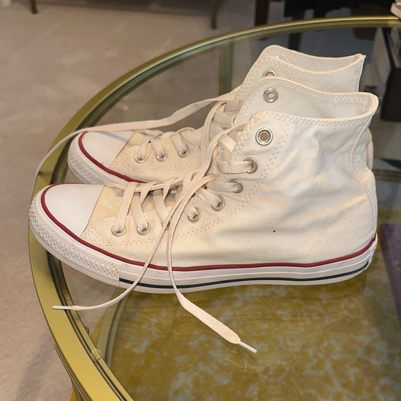 Converse Chuck Taylor All Star Canvas High Top Shoe Cream - Picture 3 of 9